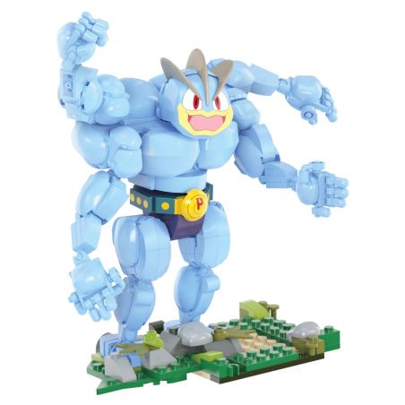 MEGA BLOKS HTH70 POKÉMON SỨC MẠNH bộ đồ chơi xếp lắp ráp ghép mô hình Movie & Game POKÉMON MACHAMP Phim Và Trò Chơi 401 khối
