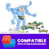 MEGA BLOKS HTH70 POKÉMON SỨC MẠNH bộ đồ chơi xếp lắp ráp ghép mô hình Movie & Game POKÉMON MACHAMP Phim Và Trò Chơi 401 khối