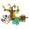 MEGA BLOKS HTH69 POKÉMON ELECTABUZZ VÀ BULBASAUR bộ đồ chơi xếp lắp ráp ghép mô hình Movie & Game POKÉMON EMOLGA AND BULBASAUR'S CHARMING WOODS Phim Và Trò Chơi 194 khối