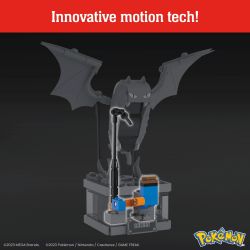MEGA BLOKS HTH72 POKÉMON DƠI MIỆNG RỘNG bộ đồ chơi xếp lắp ráp ghép mô hình Movie & Game POKÉMON MINI MOTION GOLBAT Phim Và Trò Chơi 318 khối