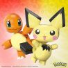 MEGA BLOKS HXP13 POKÉMON CHARMANDER VÀ PICHU bộ đồ chơi xếp lắp ráp ghép mô hình Movie & Game POKÉMON CHARMANDER & PICHU Phim Và Trò Chơi 40 khối