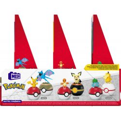 MEGA BLOKS HXP11 POKÉMON BÓNG bộ đồ chơi xếp lắp ráp ghép mô hình Movie & Game POKÉMON BALL 2-PACK Phim Và Trò Chơi 143 khối
