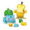MEGA BLOKS HXP14 POKÉMON BULBASAUR VÀ VỊT CON bộ đồ chơi xếp lắp ráp ghép mô hình Movie & Game POKÉMON BULBASAUR & PSYDUCK Phim Và Trò Chơi 63 khối