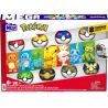 MEGA BLOKS HTJ75 POKÉMON HUẤN LUYỆN VIÊN bộ đồ chơi xếp lắp ráp ghép mô hình Movie & Game POKÉMON TRAINERTEAM Phim Và Trò Chơi 191 khối