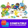 MEGA BLOKS HTJ75 POKÉMON HUẤN LUYỆN VIÊN bộ đồ chơi xếp lắp ráp ghép mô hình Movie & Game POKÉMON TRAINERTEAM Phim Và Trò Chơi 191 khối
