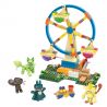 MEGA BLOKS HXF80 POKÉMON VÒNG ĐU QUAY bộ đồ chơi xếp lắp ráp ghép mô hình Movie & Game POKÉMON FERRIS WHEEL FUN Phim Và Trò Chơi 393 khối