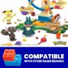 MEGA BLOKS HXF80 POKÉMON VÒNG ĐU QUAY bộ đồ chơi xếp lắp ráp ghép mô hình Movie & Game POKÉMON FERRIS WHEEL FUN Phim Và Trò Chơi 393 khối