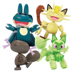 MEGA BLOKS HXF80 POKÉMON VÒNG ĐU QUAY bộ đồ chơi xếp lắp ráp ghép mô hình Movie & Game POKÉMON FERRIS WHEEL FUN Phim Và Trò Chơi 393 khối