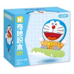 KEEPPLEY K20418 20418 ĐÔRÊMON TRƯỢT TUYẾT bộ đồ chơi xếp lắp ráp ghép mô hình Movie & Game Phim Và Trò Chơi 74 khối