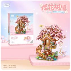 LOZ 1381 COCO KHINH KHÍ CẦU SAKURA bộ đồ chơi xếp lắp ráp ghép mô hình HOT AIR BALLOON 1149 khối