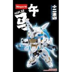 WANGAO 288060 CUNG HOÀNG ĐẠO NGỰA NGÔ bộ đồ chơi xếp lắp ráp ghép mô hình