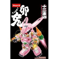 WANGAO 288057 CUNG HOÀNG ĐẠO THỎ bộ đồ chơi xếp lắp ráp ghép mô hình