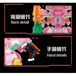 WANGAO 288057 CUNG HOÀNG ĐẠO THỎ bộ đồ chơi xếp lắp ráp ghép mô hình