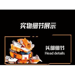 WANGAO 288056 MƯỜI HAI CUNG HOÀNG ĐẠO ÂM HỔ bộ đồ chơi xếp lắp ráp ghép mô hình