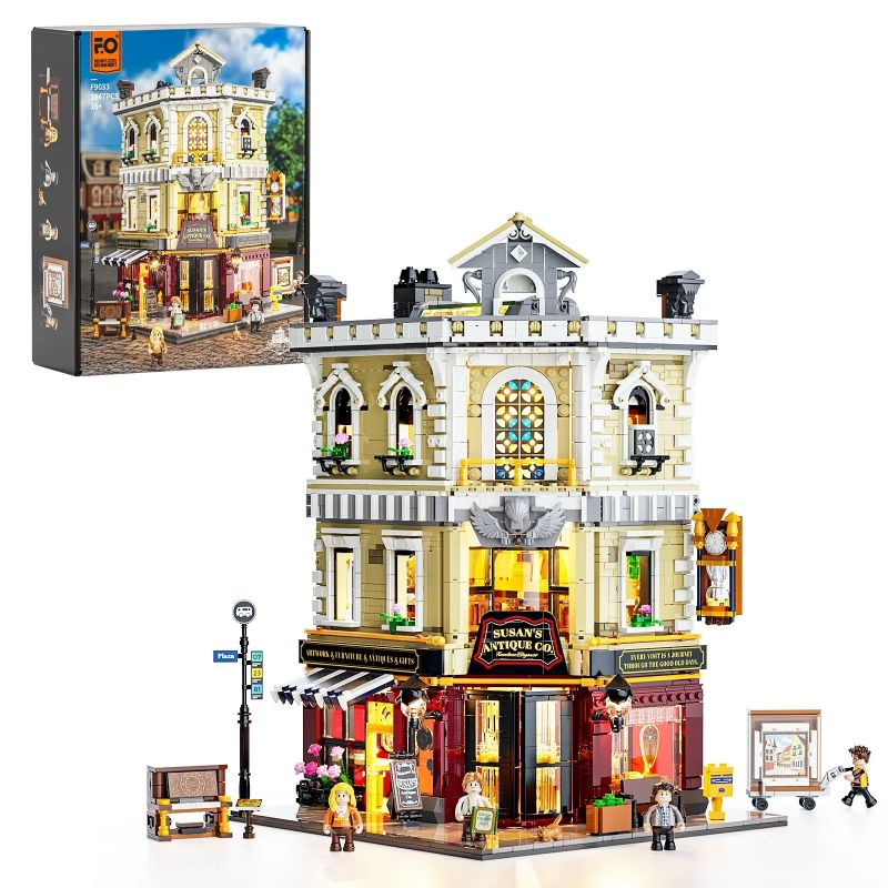 LUMIBRICKS FUNWHOLE F9033 9033 CỬA HÀNG SƯU TẦM bộ đồ chơi xếp lắp ráp ghép mô hình Creator ANTIQUE STORE Sáng Tạo 2847 khối
