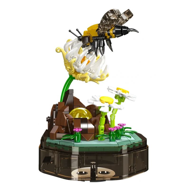 MouldKing 10104 Mould King 10104 THẾ GIỚI CÔN TRÙNG ONG bộ đồ chơi xếp lắp ráp ghép mô hình INSECT WORLD 413 khối