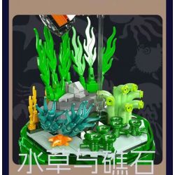MouldKing 10102 Mould King 10102 THẾ GIỚI DƯỚI NƯỚC CÁ HỀ bộ đồ chơi xếp lắp ráp ghép mô hình UNDERWATER WORLD 426 khối