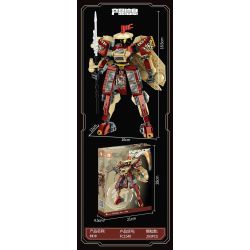 FORANGE FC1540 1540 MÁY THỦY HỬ MECHA FC1540 bộ đồ chơi xếp lắp ráp ghép mô hình 293 khối