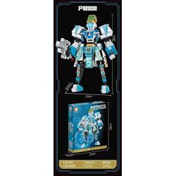 FORANGE FC1530 1530 MECHA TAM QUỐC FC1530 bộ đồ chơi xếp lắp ráp ghép mô hình 337 khối