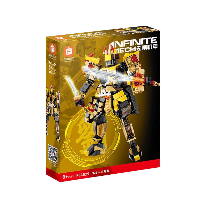 FORANGE FC1529 1529 MECHA TAM QUỐC FC1529 bộ đồ chơi xếp lắp ráp ghép mô hình 322 khối