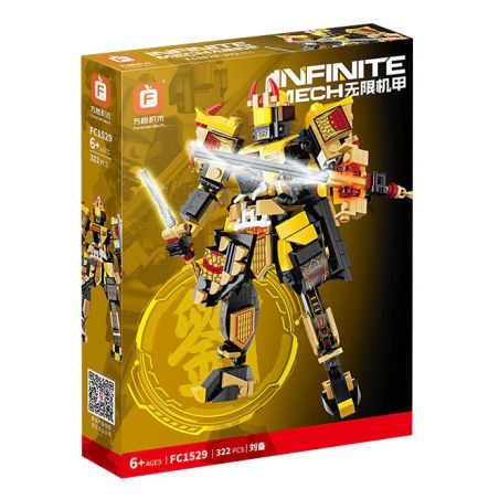 FORANGE FC1529 1529 MECHA TAM QUỐC FC1529 bộ đồ chơi xếp lắp ráp ghép mô hình 322 khối