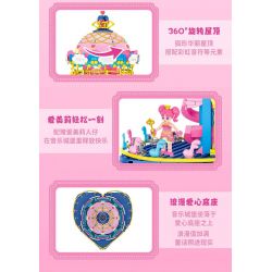 FORANGE FC2011 2011 LÂU ĐÀI ÂM NHẠC bộ đồ chơi xếp lắp ráp ghép mô hình Girl Con Gái 870 khối