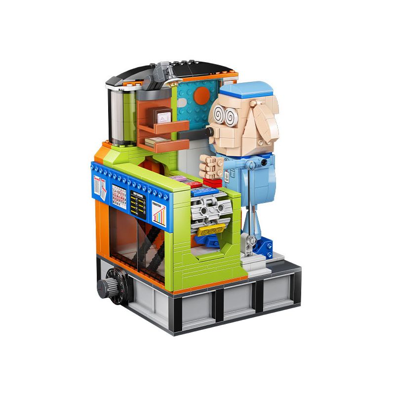 JIALE SPECIAL 56010 ĐỘNG VẬT XÃ HỘI THÔNG THƯỜNG NHỮNG CON CHÓ LÀM VIỆC THÊM GIỜ CẢ NGÀY LẪN ĐÊM bộ đồ chơi xếp lắp ráp ghép mô hình 712 khối