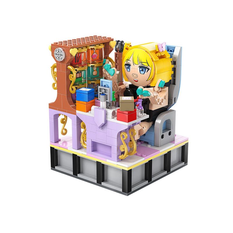 JIALE SPECIAL 56009 ĐỘNG VẬT XÃ HỘI THÔNG THƯỜNG NGƯỜI DẪN CHƯƠNG TRÌNH LỢN NỔI TIẾNG TRÊN INTERNET bộ đồ chơi xếp lắp ráp ghép mô hình 666 khối