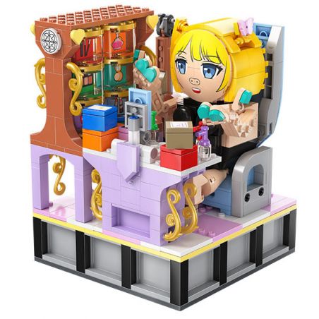 JIALE SPECIAL 56009 ĐỘNG VẬT XÃ HỘI THÔNG THƯỜNG NGƯỜI DẪN CHƯƠNG TRÌNH LỢN NỔI TIẾNG TRÊN INTERNET bộ đồ chơi xếp lắp ráp ghép mô hình 666 khối