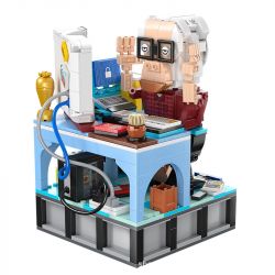 JIALE SPECIAL 56007 ĐỘNG VẬT XÃ HỘI BÌNH THƯỜNG LẬP TRÌNH VIÊN BÙNG NỔ TRÍ NÃO bộ đồ chơi xếp lắp ráp ghép mô hình 676 khối