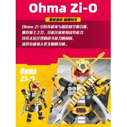 JIESTAR 58191 KAMEN RIDER ZI-O bộ đồ chơi xếp lắp ráp ghép mô hình Movie & Game MASKED SUPERMAN OHMA ZI-O Phim Và Trò Chơi 431 khối