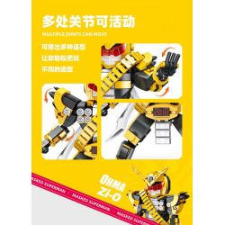 JIESTAR 58191 KAMEN RIDER ZI-O bộ đồ chơi xếp lắp ráp ghép mô hình Movie & Game MASKED SUPERMAN OHMA ZI-O Phim Và Trò Chơi 431 khối