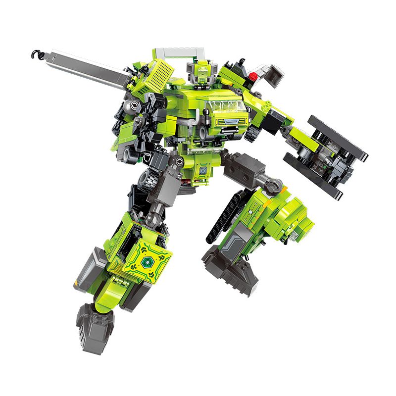 QMAN ENLIGHTEN KEEPPLEY 41110 THIẾT GIÁP KỸ THUẬT 6 TỔ HỢP XE TẢI CẨU RẢI ĐÁ MÁY XÚC KHAI THÁC MỎ BEN bộ đồ chơi xếp lắp ráp ghép mô hình 737 khối