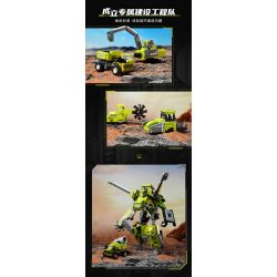 QMAN ENLIGHTEN KEEPPLEY 41110 THIẾT GIÁP KỸ THUẬT 6 TỔ HỢP XE TẢI CẨU RẢI ĐÁ MÁY XÚC KHAI THÁC MỎ BEN bộ đồ chơi xếp lắp ráp ghép mô hình 737 khối