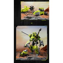 QMAN ENLIGHTEN KEEPPLEY 41110 THIẾT GIÁP KỸ THUẬT 6 TỔ HỢP XE TẢI CẨU RẢI ĐÁ MÁY XÚC KHAI THÁC MỎ BEN bộ đồ chơi xếp lắp ráp ghép mô hình 737 khối