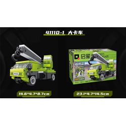 QMAN ENLIGHTEN KEEPPLEY 41110 THIẾT GIÁP KỸ THUẬT 6 TỔ HỢP XE TẢI CẨU RẢI ĐÁ MÁY XÚC KHAI THÁC MỎ BEN bộ đồ chơi xếp lắp ráp ghép mô hình 737 khối