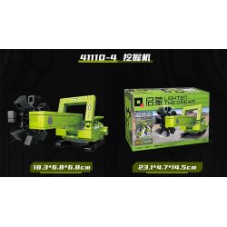 QMAN ENLIGHTEN KEEPPLEY 41110 THIẾT GIÁP KỸ THUẬT 6 TỔ HỢP XE TẢI CẨU RẢI ĐÁ MÁY XÚC KHAI THÁC MỎ BEN bộ đồ chơi xếp lắp ráp ghép mô hình 737 khối