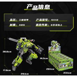 QMAN ENLIGHTEN KEEPPLEY 41110 THIẾT GIÁP KỸ THUẬT 6 TỔ HỢP XE TẢI CẨU RẢI ĐÁ MÁY XÚC KHAI THÁC MỎ BEN bộ đồ chơi xếp lắp ráp ghép mô hình 737 khối