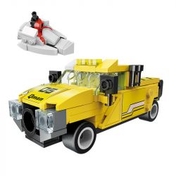 QMAN ENLIGHTEN KEEPPLEY 41109 PHANTOM 6 SIÊU TỐC KẾT HỢP CÔNG THỨC XUẤT SẮC BÁN TẢI RỰC LỬA ĐỊA HÌNH POFENG XE VÔ SONG THỂ THAO YUFENG SỬA ĐỔI NỔ YANFENG bộ đồ chơi xếp lắp ráp ghép mô hình