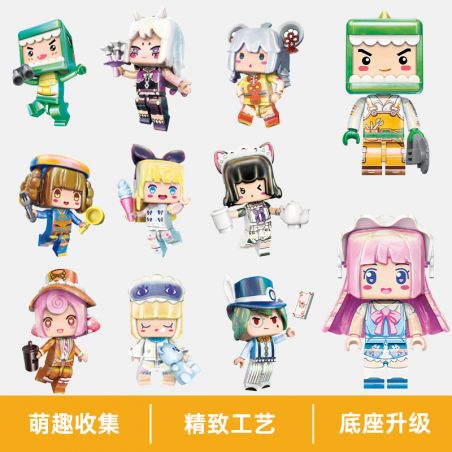 QMAN ENLIGHTEN KEEPPLEY 72046 MINI WORLD NHỮNG ĐƯỜNG LINK LẤP LÁNH - PHẦN 3 bộ đồ chơi xếp lắp ráp ghép mô hình Movie & Game Phim Và Trò Chơi