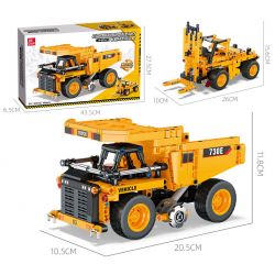 JIESTAR 57018 HAI LẦN THAY ĐỔI XE CỦA TÔI bộ đồ chơi xếp lắp ráp ghép mô hình Technic Kỹ Thuật Công Nghệ Cao Mô Hình Phương Tiện 405 khối