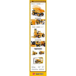 JIESTAR 57018 HAI LẦN THAY ĐỔI XE CỦA TÔI bộ đồ chơi xếp lắp ráp ghép mô hình Technic Kỹ Thuật Công Nghệ Cao Mô Hình Phương Tiện 405 khối