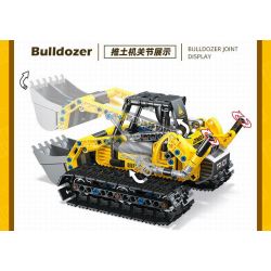 JIESTAR 57017 MÁY XÚC HAI THAY ĐỔI bộ đồ chơi xếp lắp ráp ghép mô hình Technic Kỹ Thuật Công Nghệ Cao Mô Hình Phương Tiện 399 khối