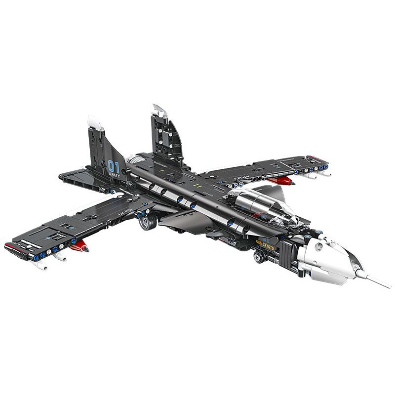 JIESTAR 58138 TIÊM KÍCH SU-47 bộ đồ chơi xếp lắp ráp ghép mô hình Technic SU-47 FIGHTER AIRCRAFT Kỹ Thuật Công Nghệ Cao Mô Hình Phương Tiện 669 khối