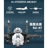 JIESTAR 58138 TIÊM KÍCH SU-47 bộ đồ chơi xếp lắp ráp ghép mô hình Technic SU-47 FIGHTER AIRCRAFT Kỹ Thuật Công Nghệ Cao Mô Hình Phương Tiện 669 khối