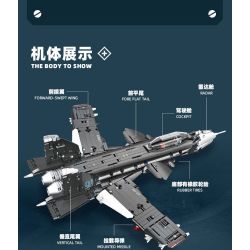 JIESTAR 58138 TIÊM KÍCH SU-47 bộ đồ chơi xếp lắp ráp ghép mô hình Technic SU-47 FIGHTER AIRCRAFT Kỹ Thuật Công Nghệ Cao Mô Hình Phương Tiện 669 khối