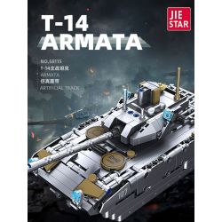 JIESTAR 58115 THIẾT GIÁP T-14 bộ đồ chơi xếp lắp ráp ghép mô hình Technic T-14 ARMATA Kỹ Thuật Công Nghệ Cao Mô Hình Phương Tiện 613 khối