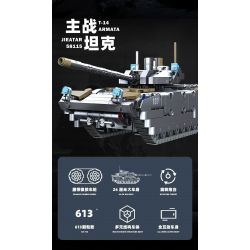 JIESTAR 58115 THIẾT GIÁP T-14 bộ đồ chơi xếp lắp ráp ghép mô hình Technic T-14 ARMATA Kỹ Thuật Công Nghệ Cao Mô Hình Phương Tiện 613 khối