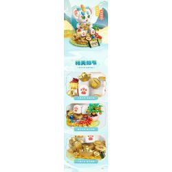 TOP TOY TC1827 1827 CÓ MỘT CON THÚ PIPI ĐỂ THU HÚT SỰ GIÀU bộ đồ chơi xếp lắp ráp ghép mô hình 827 khối