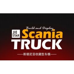 JIESTAR JJ9070 9070 XE TẢI HẠNG NẶNG STANIA bộ đồ chơi xếp lắp ráp ghép mô hình Technic SCANIA TRACTOR TRUCK Kỹ Thuật Công Nghệ Cao Mô Hình Phương Tiện 1708 khối